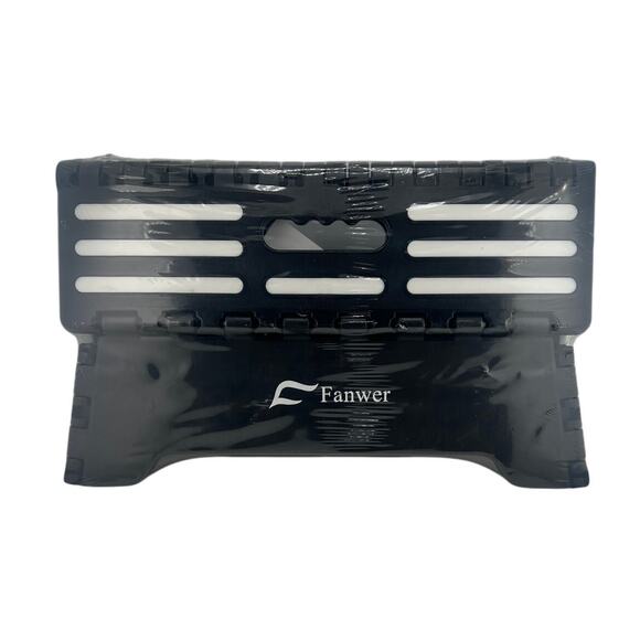 5 inch Portable Folding Step Stool Black Opens Easy In indoor and Outdoor Univer - Picture 7 of 10